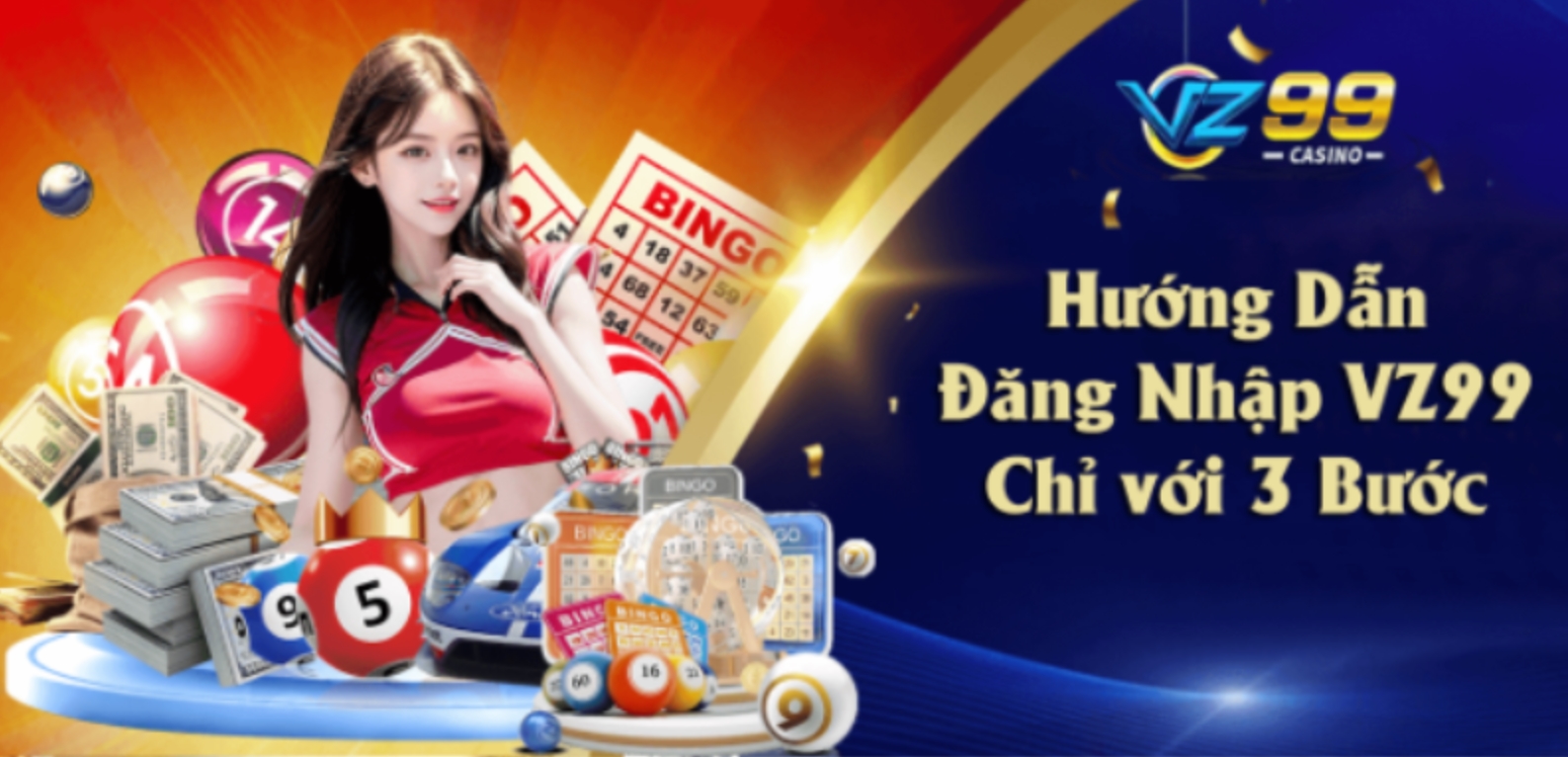 Thao tác Đăng nhập Vz99 đơn giản