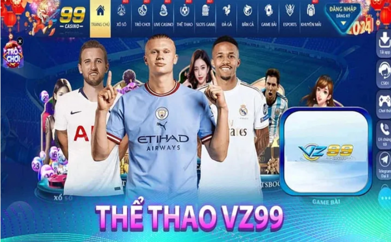 Thể thao Vz99 hot nhất 2024